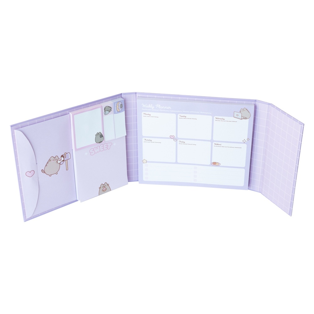 Grupo Erik Pusheen - Moments Weekly With Sticky Notes Planificateur/Organisateur - Multicolore